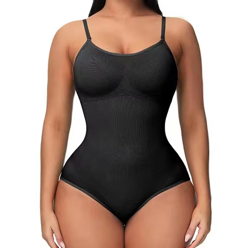 Black Bodysuit with Control – Slimming & Sculpting Fit for Confidence!