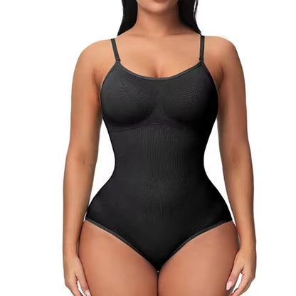 Black Bodysuit with Control – Slimming & Sculpting Fit for Confidence!